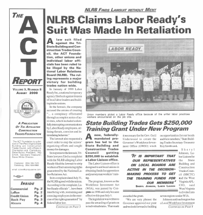 August 2000 Newsletter Volume 09