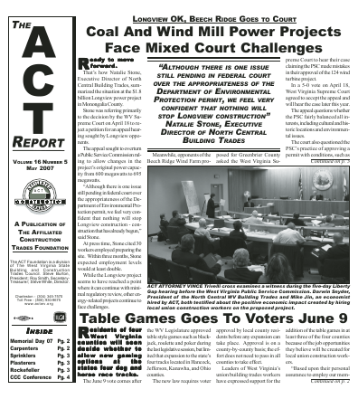 May 2007 – Volume 16