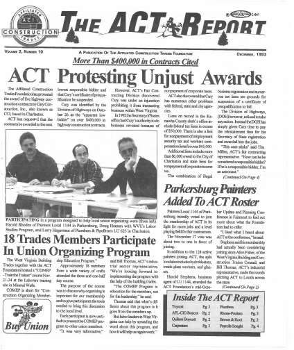 December 1993 Newsletter Volume 02