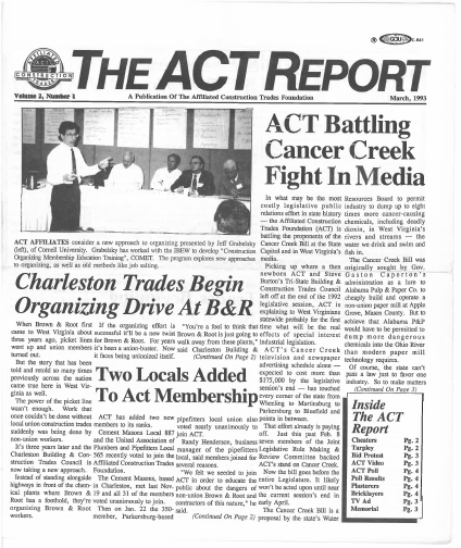 March 1993 Newsletter Volume 02