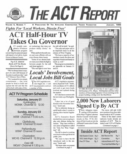 January 1995 Newsletter Volume 04