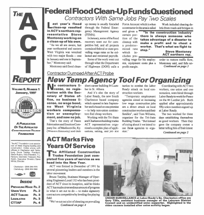 January 1997 Newsletter Volume 06