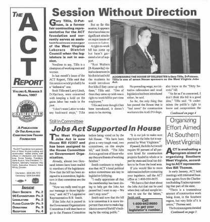 March 1997 Newsletter Volume 06