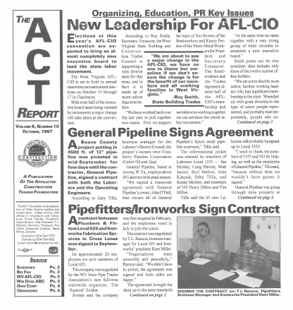 October 1997 Newsletter Volume 06