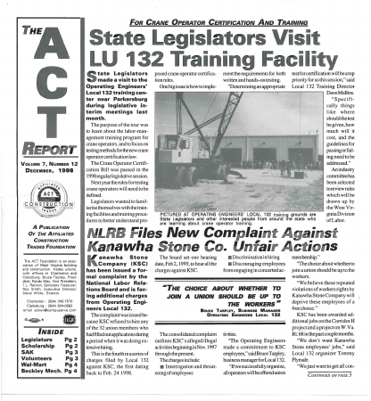 December 1999 Newsletter Volume 08