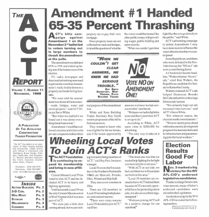 November 1998 Newsletter Volume 07