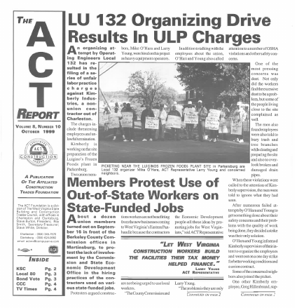 October 1999 Newsletter Volume 08