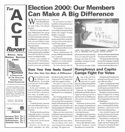 October 2000 Newsletter Volume 09  - Special Edition