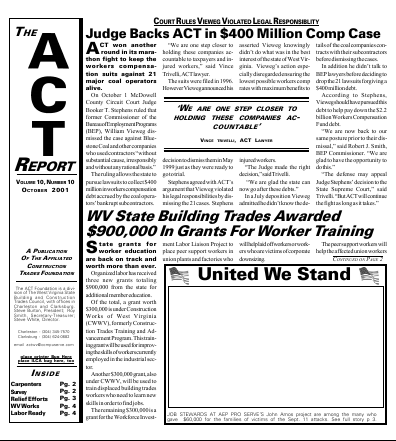 October 2001 – Volume 10