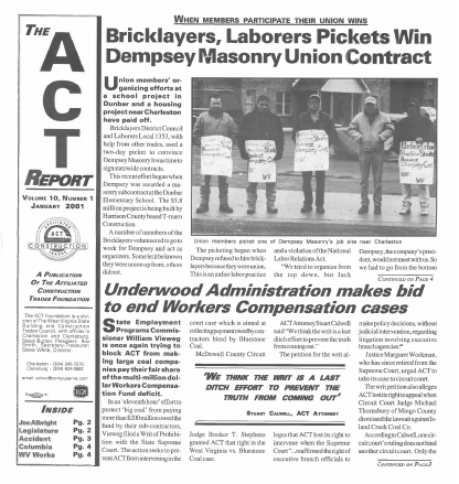 January 2001 Newsletter Volume 10