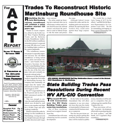 September 2002 Newsletter Volume 11