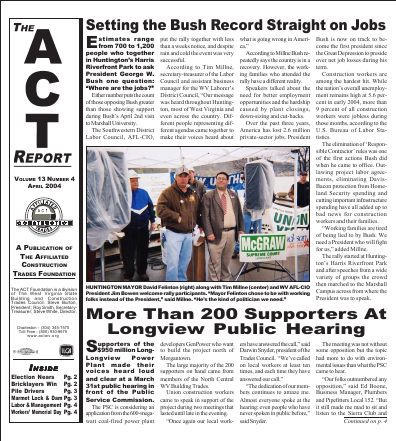 April 2004 Newsletter Volume 13