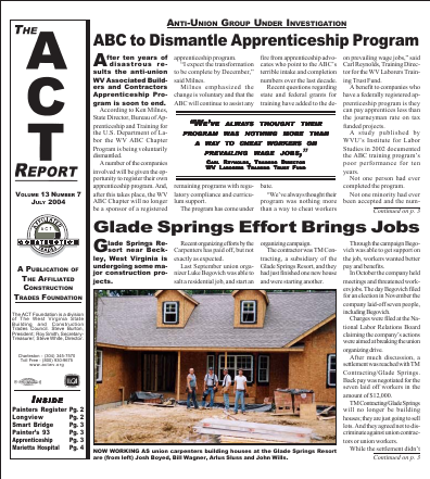 July 2004 Newsletter Volume 13