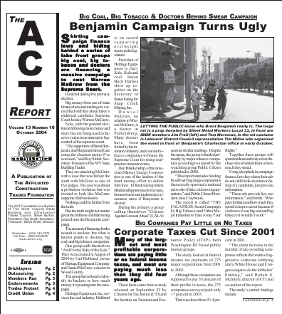 October 2004 Newsletter Volume 13