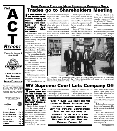 June 2005 Newsletter Volume 14