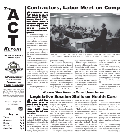 March 2005 Newsletter Volume 14