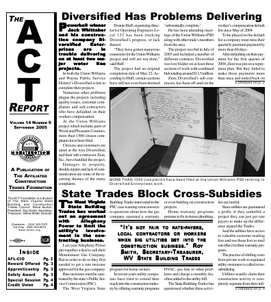 September 2005 Newsletter Volume 14