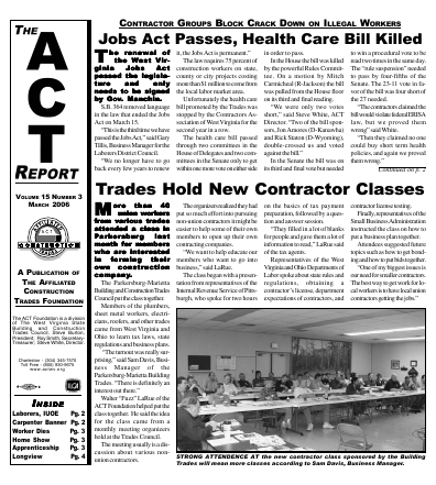 March 2006 Newsletter Volume 15