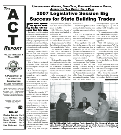 March 2007 Newsletter Volume 16