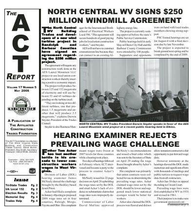 May 2008 Newsletter Volume 17