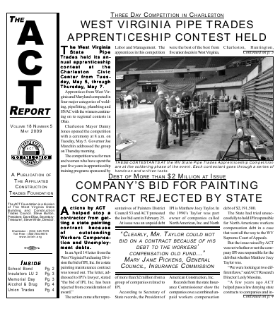 May 2009 Newsletter Volume 18