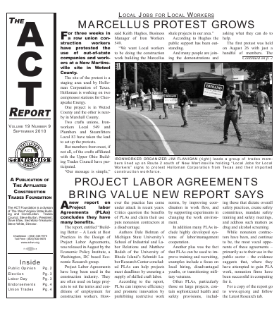 September 2010 Newsletter Volume 19