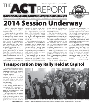 January 2014 Newsletter Volume 23