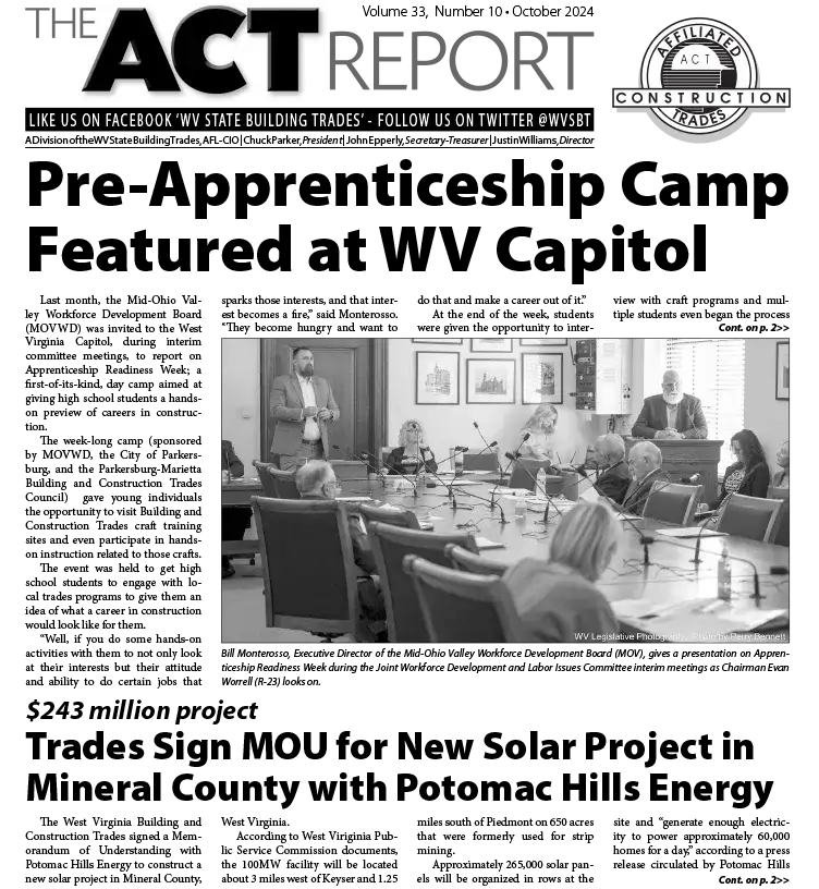 The ACT Report – October 2024 – Vol. 33